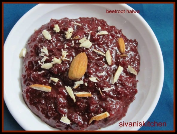 Beetroot Halwa Recipe / Beetroot Ka Halwa - how to make Beetroot Halwa