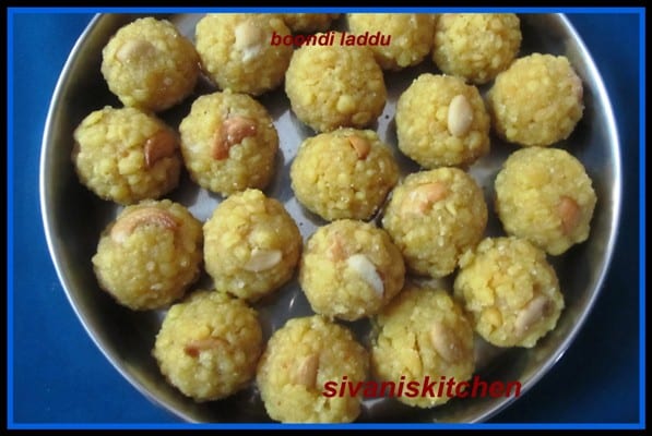 Laddu / Boondi Laddu Recipe - how to make Boondi Laddu
