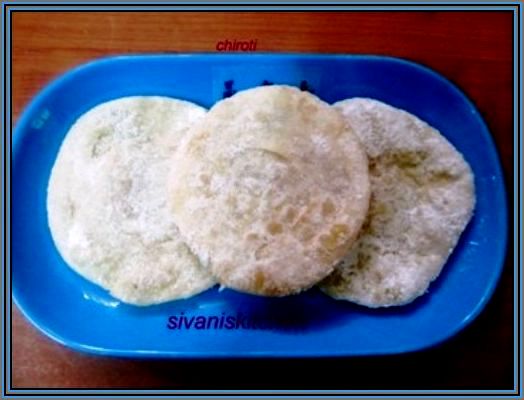 Chiroti Sweet / Padhir Peni Recipe - how to make Chiroti