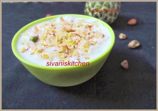 sitaphal rabri