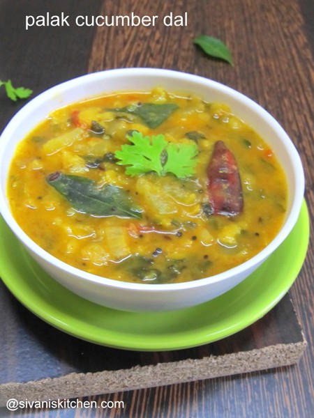 dosakaya palak pappu