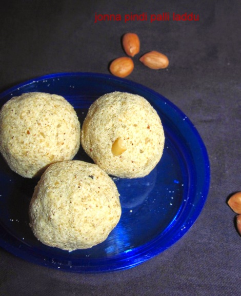 Jowar Peanut Laddu Recipe / Jonna Pindi Palli Laddu - Laddu Recipes