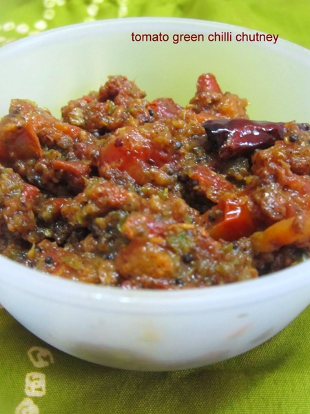 tomato pachi mirapakaya pachadi
