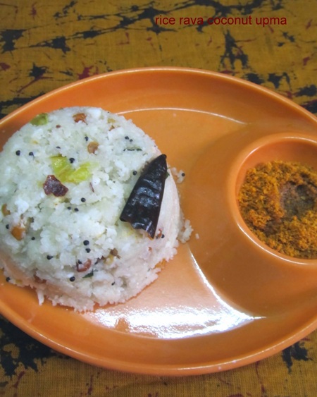 biyyam rava kobbari upma