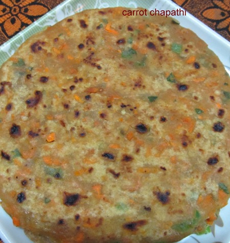 carrot roti