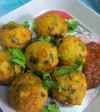 Mixed Dal Bonda / Mixed Dal Punugulu - Snacks Recipe