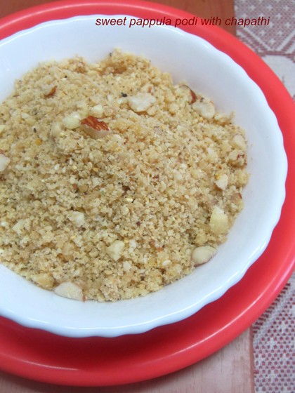 chapathi jaggery powder