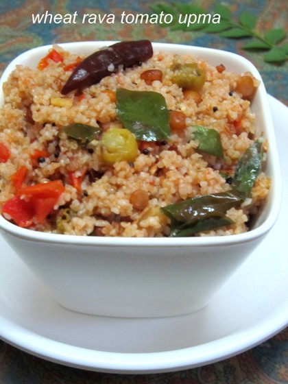 godhuma rava tomato upma