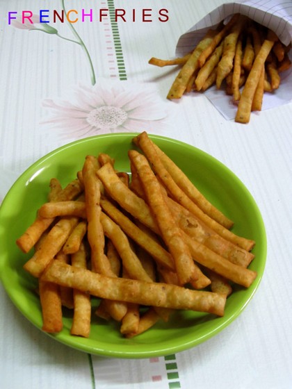 French Fries Recipe / French Fries with All purpose flour - Holi special Snack