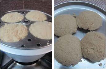 Puttu Recipe/Sweet Puttu-How to Make Sweet Puttu with Idly Rava without Puttu Maker