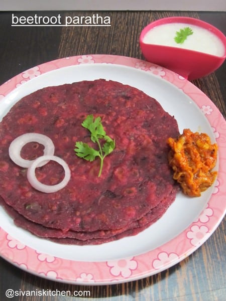 beetroot paratha
