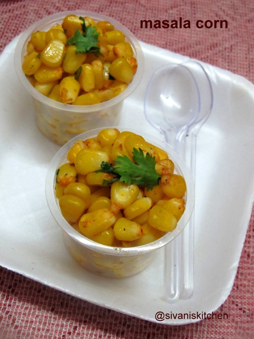 Masala Corn / Sweet Corn Masala - How to make Masala Corn