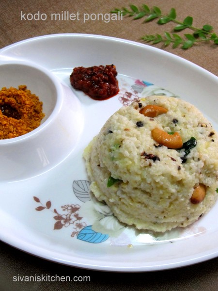 kodo millet ven pongal