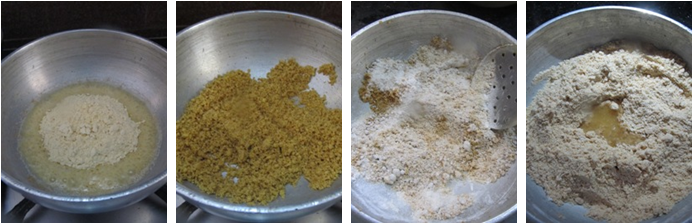 Besan Rava Laddu / Besan Suji Laddu - Laddu Recipes - Holi Special Recipe
