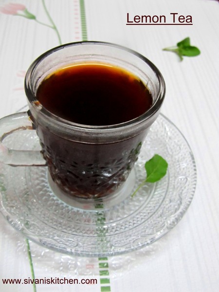 Lemon Tea / Tea with Lemon / Nimbu Chai - How to make Lemon Chai - Tea Recipes