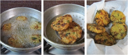 Poha Urad Dal Fritters Recipe / Flattened Rice Minapa Vada - how to make Poha Urad Dal Vada