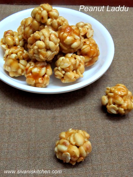 Peanut Laddu / Moongfali Laddu - how to make Ground Nut Laddu - Laddu Recipes