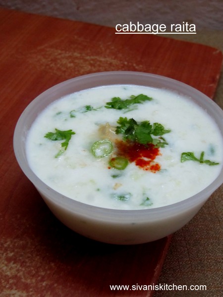 cabbage perugu pachadi