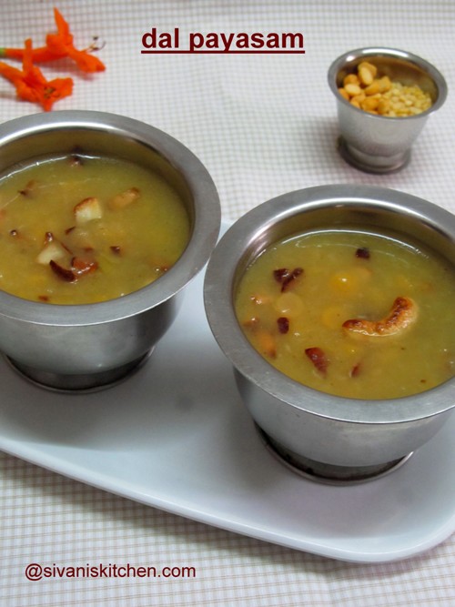 Mixed Dal Kheer / Senaga Pesara Payasam - Payasam Recipes | Sivanis Kitchen