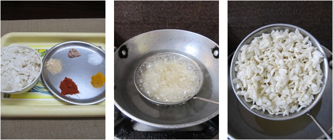 Fried Poha Chivda Recipe / Flattened Rice Namkeen / Thick Poha Chivda