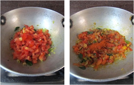Tomato Idiyappam Recipe / Tomato Sevai / Idiyappam Tomato Bath