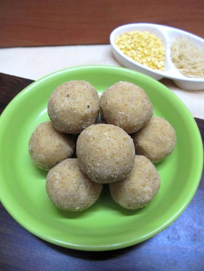 moong dal semiya laddu