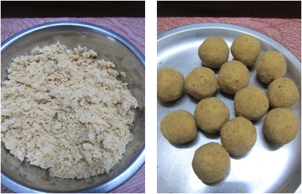 Moong Dal Laddu / Semiya Poha Moong Dal Laddu / Vermicelli Pesara Laddu - Laddu Recipes
