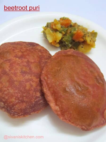 beetroot puri