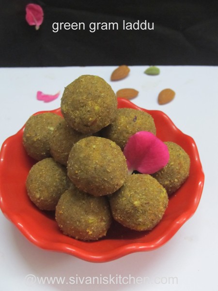 whole moong dal laddu