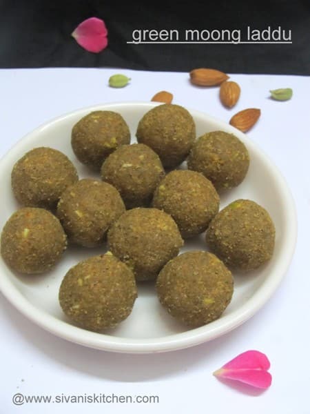 whole green gram laddu